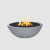 The Outdoor Plus Sedona Fire Pit - Narrow Ledge - 15” Tall GFRC Concrete