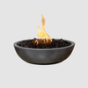 The Outdoor Plus Sedona Fire Pit - Narrow Ledge - 15” Tall GFRC Concrete