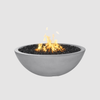The Outdoor Plus Sedona Fire Pit - Narrow Ledge - 15” Tall GFRC Concrete
