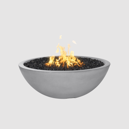 The Outdoor Plus Sedona Fire Pit - Narrow Ledge - 15” Tall GFRC Concrete