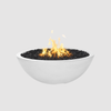 The Outdoor Plus Sedona Fire Pit - Narrow Ledge - 15” Tall GFRC Concrete