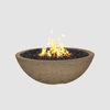 The Outdoor Plus Sedona Fire Pit - Narrow Ledge - 15” Tall GFRC Concrete