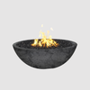 The Outdoor Plus Sedona Fire Pit - Narrow Ledge - 15” Tall GFRC Concrete