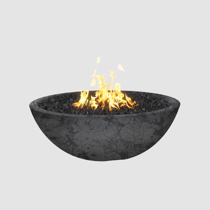 The Outdoor Plus Sedona Fire Pit - Narrow Ledge - 15” Tall GFRC Concrete