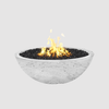 The Outdoor Plus Sedona Fire Pit - Narrow Ledge - 15” Tall GFRC Concrete