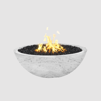 The Outdoor Plus Sedona Fire Pit - Narrow Ledge - 15” Tall GFRC Concrete