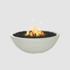 The Outdoor Plus Sedona Fire Pit - Narrow Ledge - 15” Tall GFRC Concrete