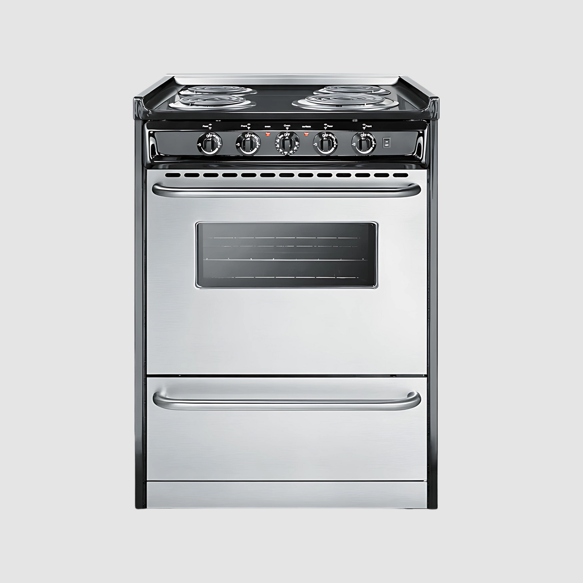 Summit 20" Wide Electric Coil Range TEM110BRWY