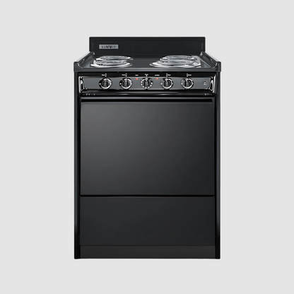 Summit 20" Wide Electric Coil Top Range  with 4 Iches Backguard WEM110