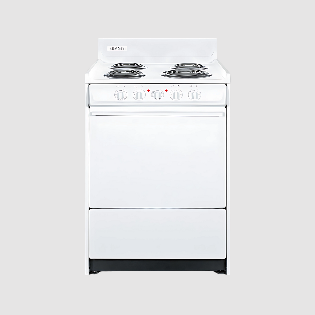 Summit 20" Wide Electric Coil Top Range  with 4 Iches Backguard WEM110