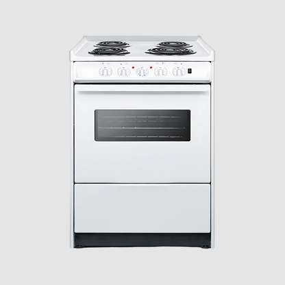 Summit 20" Wide Electric Coil Range TEM110BRWY