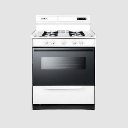 Summit 30" Wide Gas Range WNM2307DK