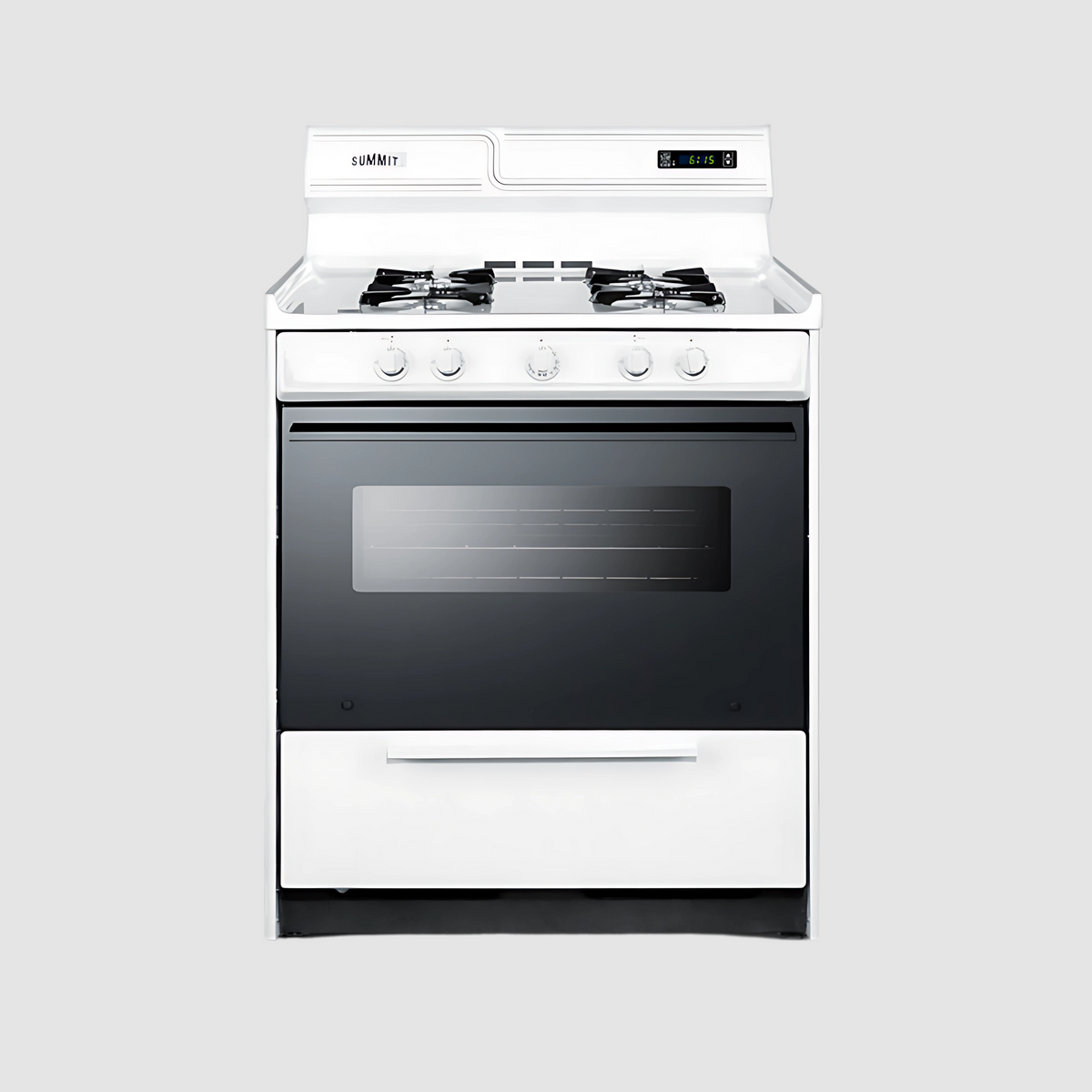 Summit 30" Wide Gas Range WNM2307DK