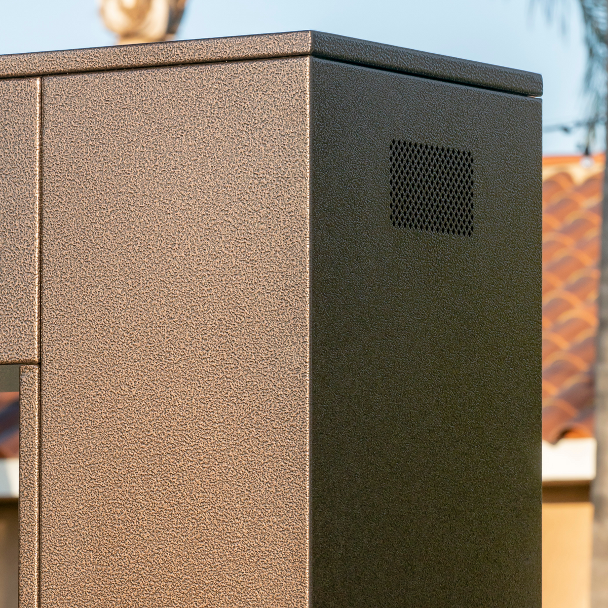 The Outdoor Plus Williams Outdoor Fireplace - Powder Coated Metal