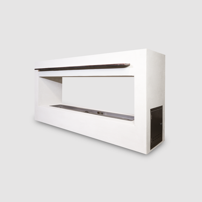 The Outdoor Plus Williams Outdoor Fireplace with Scupper - RTF (Ready to Finish)